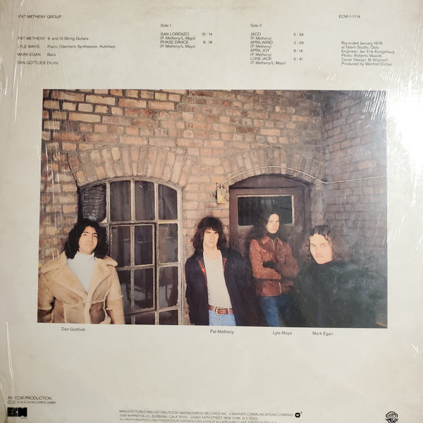 Pat Metheny Group - Pat Metheny Group (LP, Album) (Very Good Plus (VG+)) - Image 2