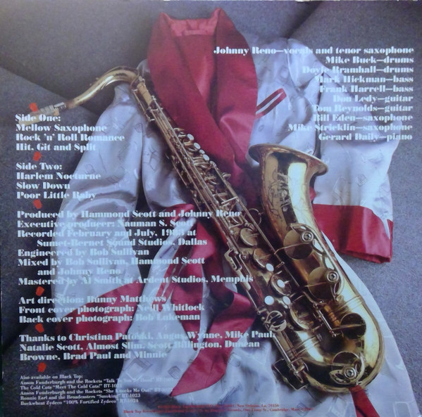 Johnny Reno And His Sax Maniacs* - Born To Blow (12", EP) (Mint (M)) - Image 2