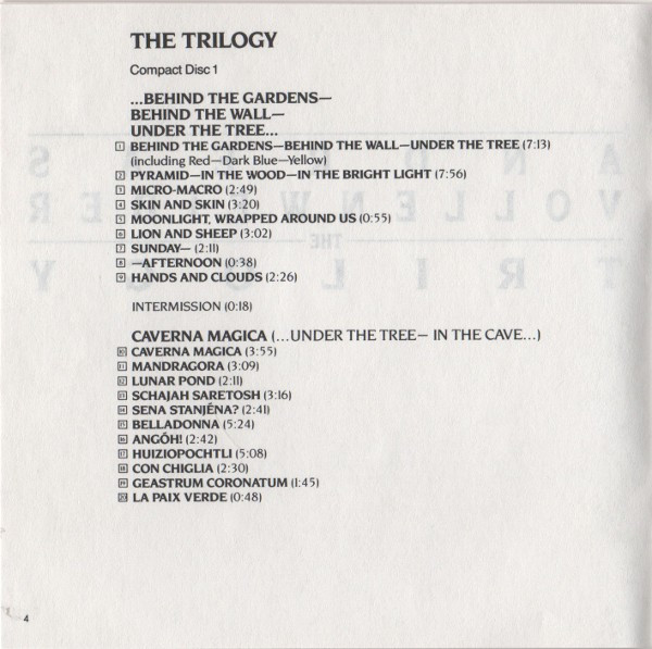 Andreas Vollenweider - The Trilogy (2xCD, Comp) (Near Mint (NM or M-)) - Image 3