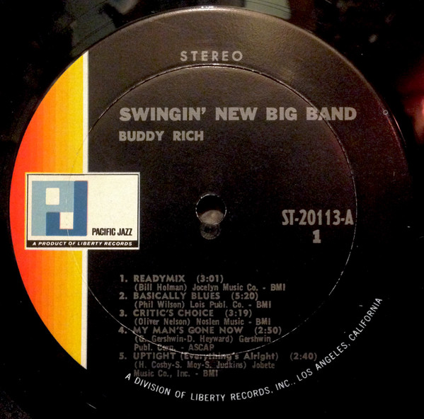 Buddy Rich - Swingin' New Big Band (LP, Album) (Very Good Plus (VG+)) - Image 5