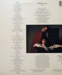 Alternative view of David Sanborn - Hideaway (LP, Album, Don) (Near Mint (NM or M-))