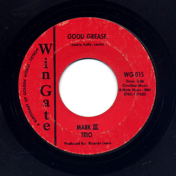 Mark III Trio - G'wan (Go On) (7", Styrene) (Very Good Plus (VG+)) - Image 2
