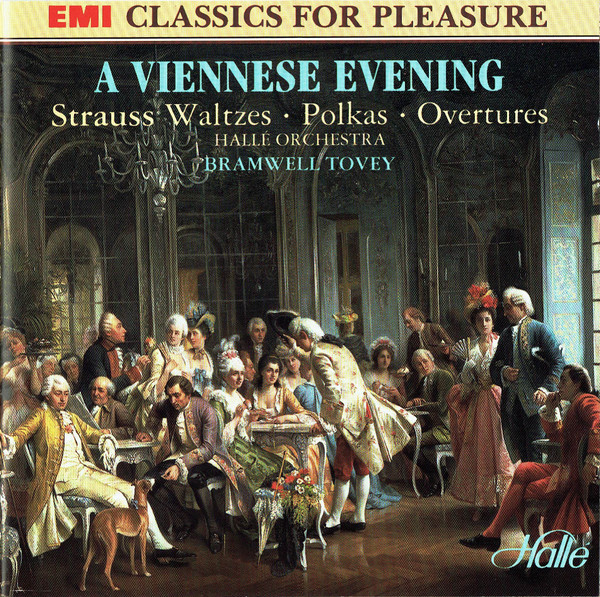 Hallé Orchestra, Bramwell Tovey - A Viennese Evening (Strauss Waltzes • Polkas • Overtures) (CD, Album) (Near Mint (NM or M-))