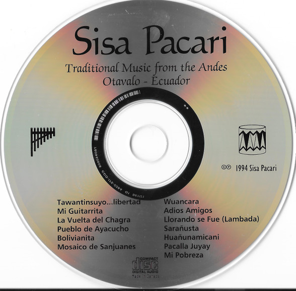 Sisa Pacari - Traditional Music From The Andes (CD, Album) (Near Mint (NM or M-)) - Image 3