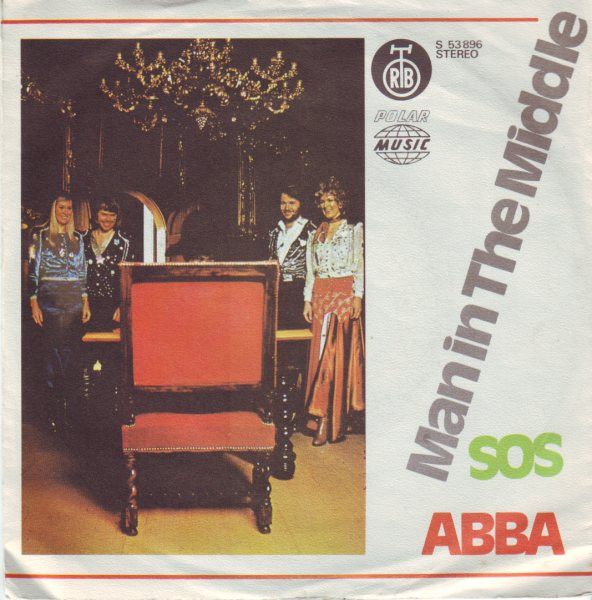 ABBA - SOS / Man In The Middle (7", Single) (Very Good (VG))