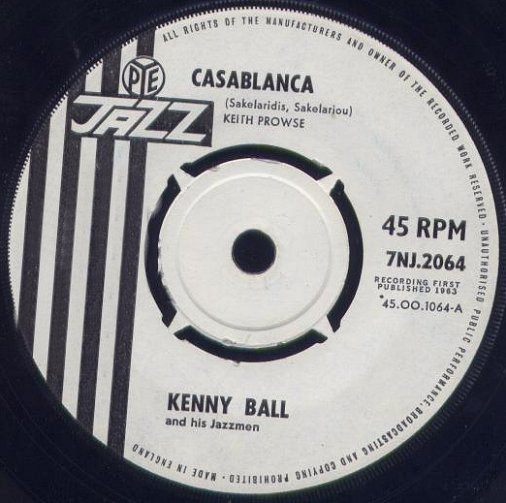 Kenny Ball And His Jazzmen - Casablanca (7", Single) (Very Good Plus (VG+))