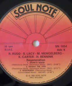 Roswell Rudd - Steve Lacy - Misha Mengelberg - Kent Carter - Han Bennink - Regeneration (LP, Album) (Near Mint (NM or M-)) - Image 4