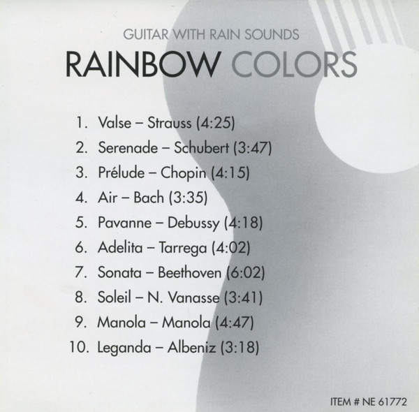 The Northstar Orchestra - Rainbow Colors: Guitar With Rain Sounds (CD, Album) (Near Mint (NM or M-)) - Image 5