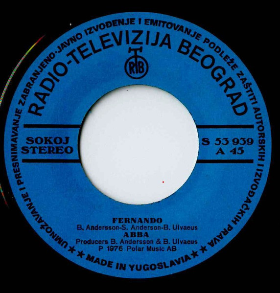 ABBA - Fernando (7", Single, Blu) (Very Good Plus (VG+)) - Image 3
