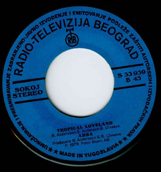 ABBA - Fernando (7", Single, Blu) (Very Good Plus (VG+)) - Image 4
