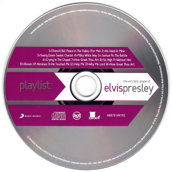 Elvis Presley - Playlist: The Very Best Gospel Of Elvis Presley (CD, Comp, Enh) (Mint (M)) - Image 3