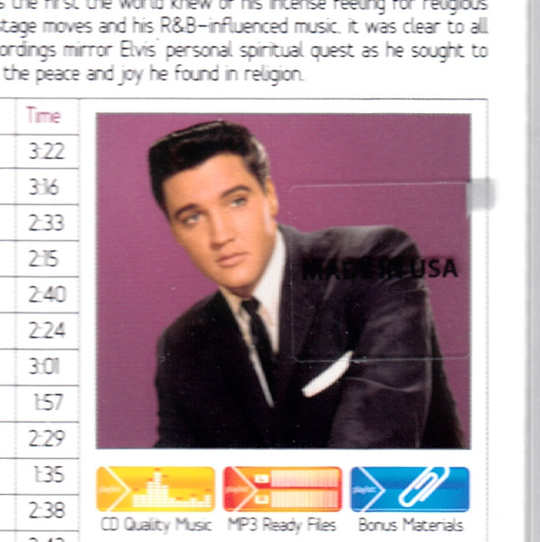 Elvis Presley - Playlist: The Very Best Gospel Of Elvis Presley (CD, Comp, Enh) (Mint (M)) - Image 5