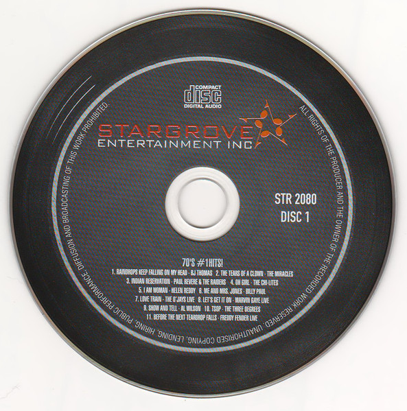 Various - #1 Hits! 70's (2xCD, Comp) (Mint (M)) - Image 3