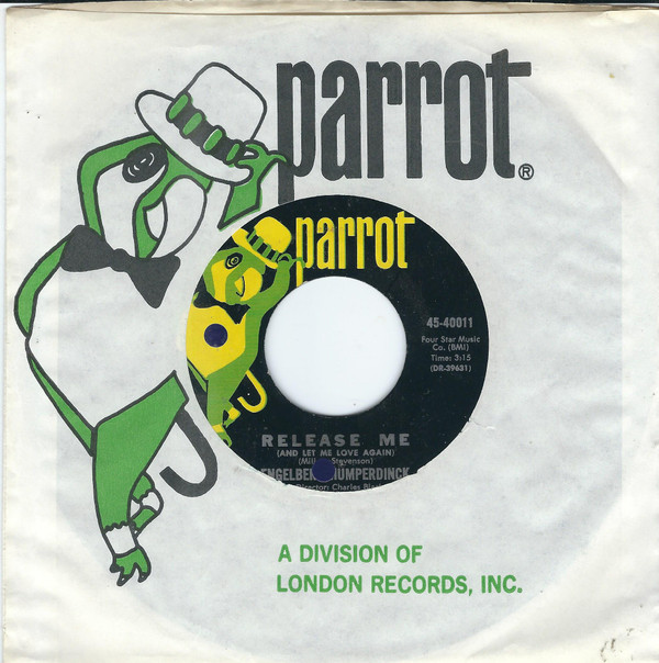 Engelbert Humperdinck - Release Me (And Let Me Love Again) / Ten Guitars (7", Styrene, Mon) (Very Good Plus (VG+)) - Image 3