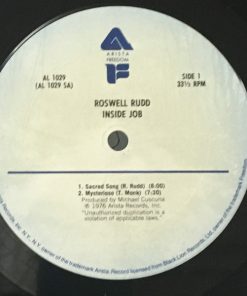 Roswell Rudd - Inside Job (LP, Album, Pit) (Very Good Plus (VG+)) - Image 3