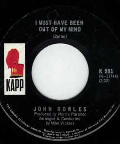 Alternative view of John Rowles - One Day (7", Single) (Very Good (VG))