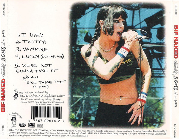 Bif Naked - Another 5 Songs And A Poem (CD, EP) (Near Mint (NM or M-)) - Image 2