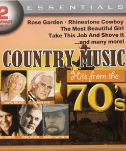 Various - Country Music Hits From The 70's (2xCD, Comp) (Mint (M))