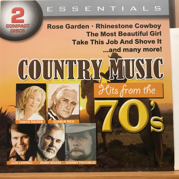 Various - Country Music Hits From The 70's (2xCD, Comp) (Mint (M))