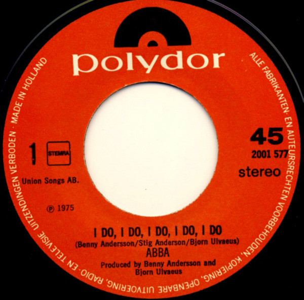ABBA - I Do, I Do, I Do, I Do, I Do (7", Single) (Very Good Plus (VG+)) - Image 3
