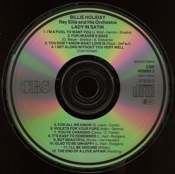 Billie Holiday, Ray Ellis And His Orchestra - Lady In Satin (CD, Album, RE, RM) (Near Mint (NM or M-)) - Image 3
