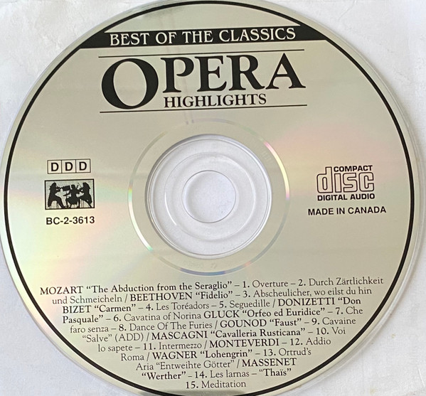 Various - Opera Highlights (CD, Comp) (Mint (M)) - Image 2