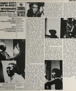 Alternative view of Sonny Stitt With Art Blakey & The Jazz Messengers - In Walked Sonny (LP, Album) (Near Mint (NM or M-))