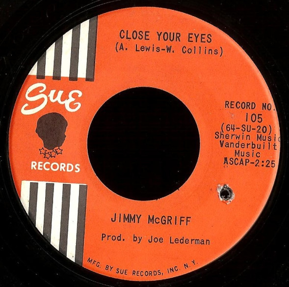 Jimmy McGriff - Hello Betty / Close Your Eyes (7") (Very Good Plus (VG+)) - Image 2