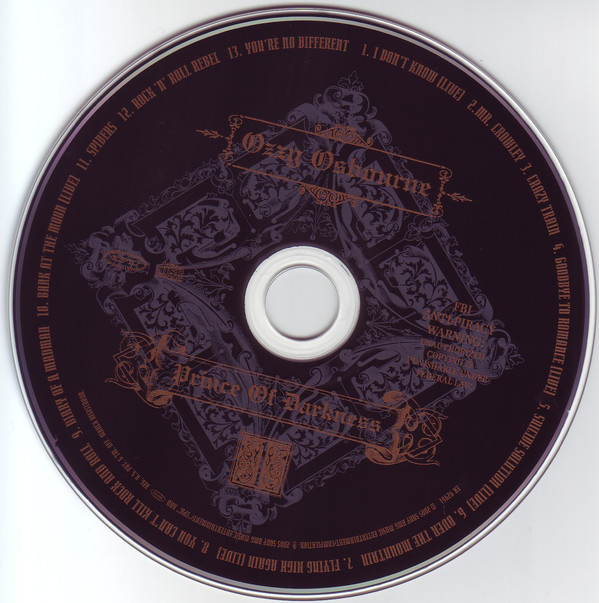 Ozzy Osbourne - Prince Of Darkness (4xCD + Box, Comp) (Near Mint (NM or M-)) - Image 4
