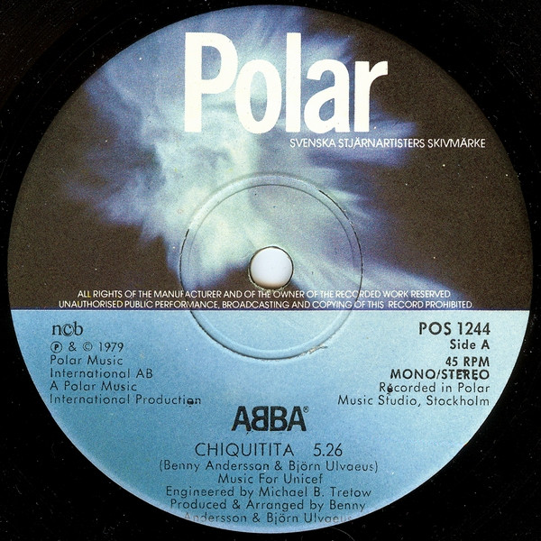 ABBA - Chiquitita c/w Lovelight (7", Single) (Very Good Plus (VG+)) - Image 3