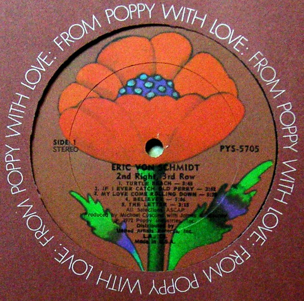 Eric Von Schmidt - 2nd Right 3rd Row (LP, Album, All) (Very Good Plus (VG+)) - Image 5