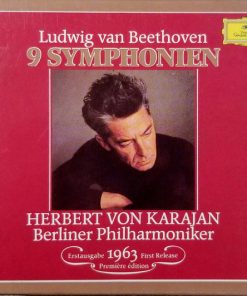 Ludwig van Beethoven - Herbert von Karajan, Berliner Philharmoniker - 9 Symphonien (Box, RE, Car + 5xCD, Comp, RM) (Near Mint (NM or M-))