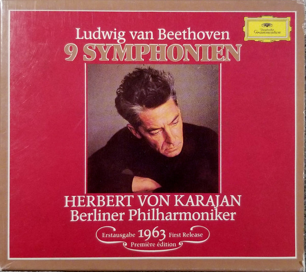 Ludwig van Beethoven - Herbert von Karajan, Berliner Philharmoniker - 9 Symphonien (Box, RE, Car + 5xCD, Comp, RM) (Near Mint (NM or M-))