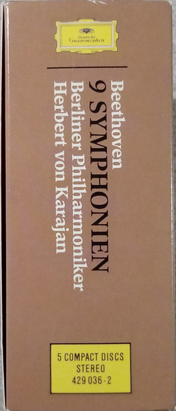 Ludwig van Beethoven - Herbert von Karajan, Berliner Philharmoniker - 9 Symphonien (Box, RE, Car + 5xCD, Comp, RM) (Near Mint (NM or M-)) - Image 3