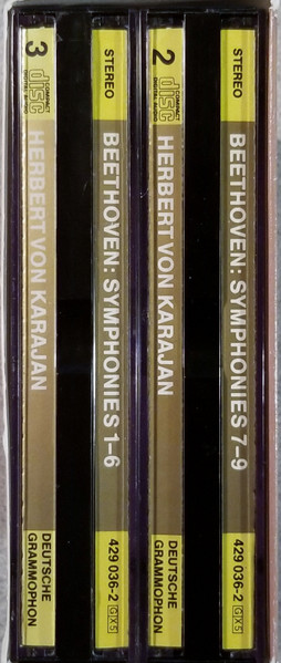 Ludwig van Beethoven - Herbert von Karajan, Berliner Philharmoniker - 9 Symphonien (Box, RE, Car + 5xCD, Comp, RM) (Near Mint (NM or M-)) - Image 4