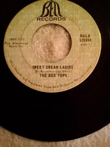 Box Tops - Sweet Cream Ladies / I See Only Sunshine (7", Single) (Very Good Plus (VG+))