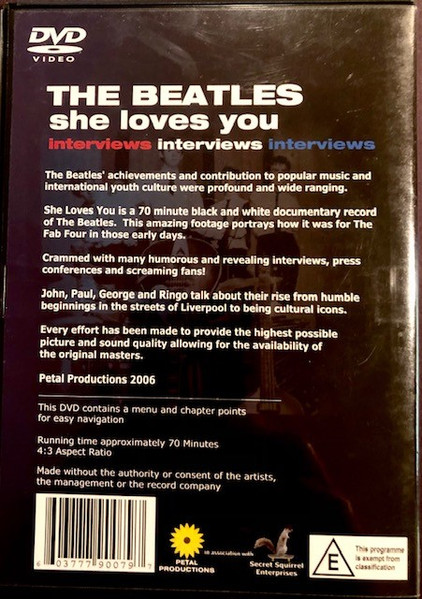 The Beatles - She Loves You Interviews (DVD-V, Unofficial) (Mint (M)) - Image 2