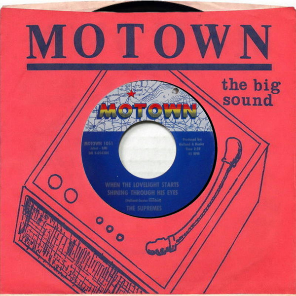 The Supremes - When The Lovelight Starts Shining Through His Eyes (7") (Very Good Plus (VG+)) - Image 3