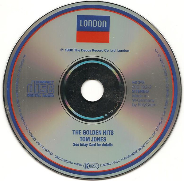 Tom Jones - The Golden Hits (CD, Comp, RE) (Near Mint (NM or M-)) - Image 3