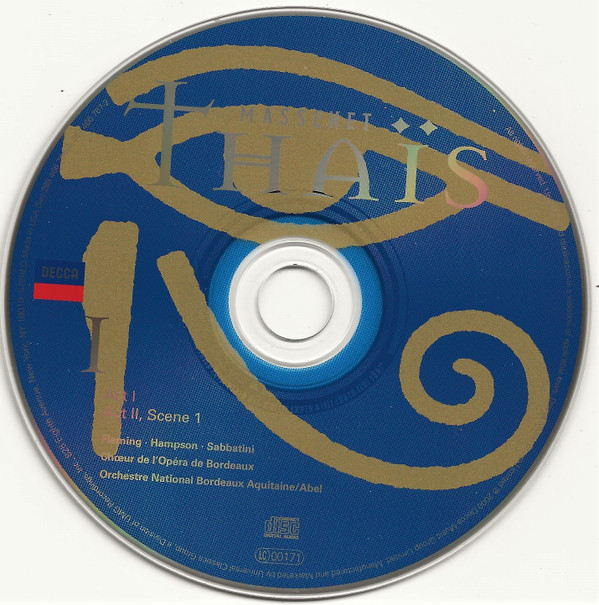 Massenet* - Renée Fleming, Thomas Hampson, Giuseppe Sabbatini, Orchestre National Bordeaux Aquitaine, Yves Abel - Thaïs (2xCD, Album, RP + Box) (Near Mint (NM or M-)) - Image 5