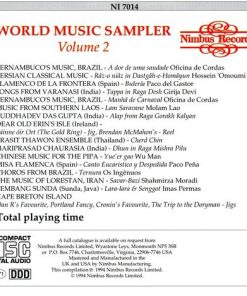 Alternative view of Various - World Music Sampler Volume 2 (CD, Smplr) (Near Mint (NM or M-))