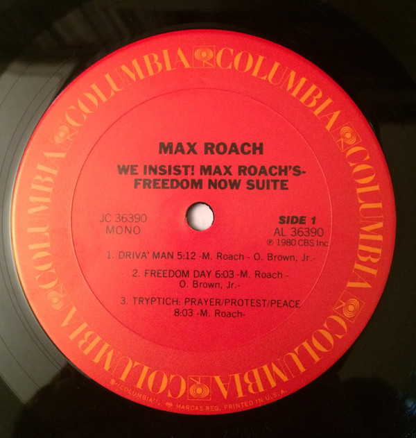 Max Roach - Freedom Now Suite (LP, Album, Mono, RE, Ter) (Very Good Plus (VG+)) - Image 2