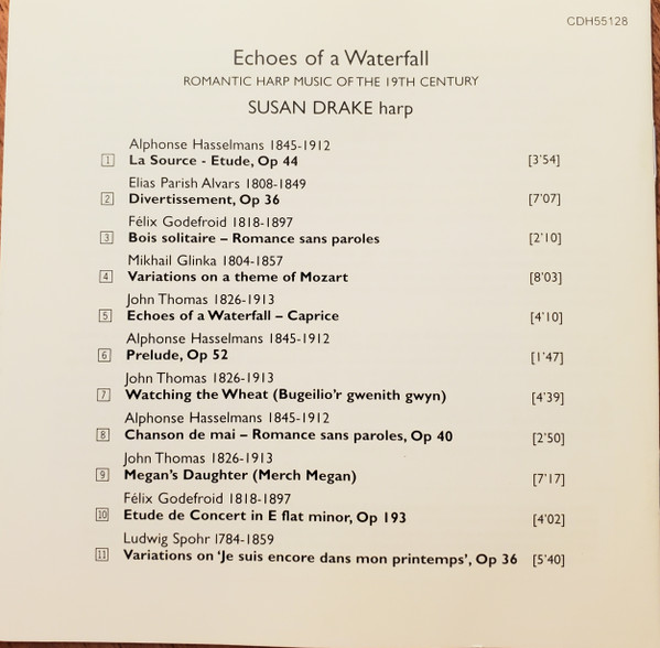 Susan Drake - Echoes Of A Waterfall (Romantic Harp Music Of The 19th Century) (CD, Album, RE) (Near Mint (NM or M-)) - Image 2