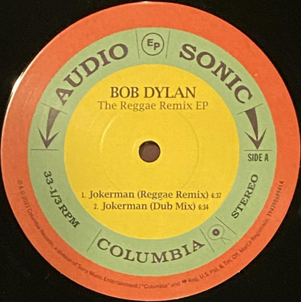 Bob Dylan - Jokerman (The Reggae Remix EP) (12", EP, RSD) (Very Good Plus (VG+)) - Image 3
