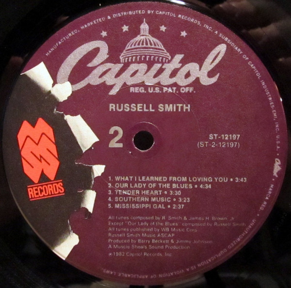 Russell Smith (5) - Russell Smith (LP, Album, Win) (Near Mint (NM or M-)) - Image 4