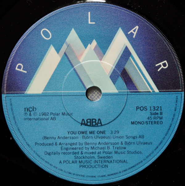 ABBA - Under Attack / You Owe Me One (7", Single) (Very Good Plus (VG+)) - Image 4