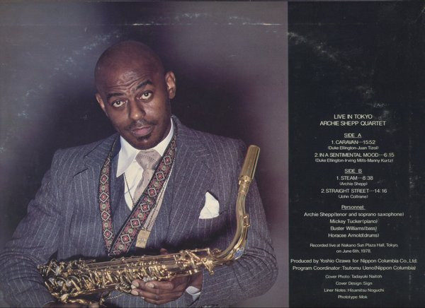 Archie Shepp Quartet - Live In Tokyo (LP, Album) (Near Mint (NM or M-)) - Image 4