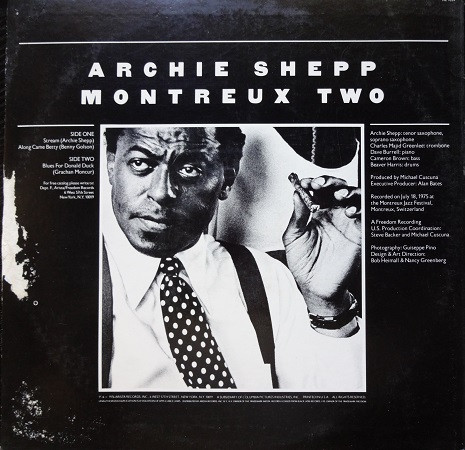 Archie Shepp - Montreux Two (LP, Album) (Very Good Plus (VG+)) - Image 2