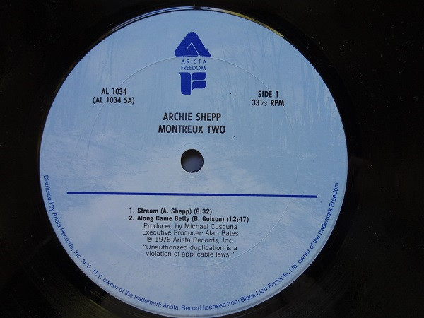Archie Shepp - Montreux Two (LP, Album) (Very Good Plus (VG+)) - Image 3