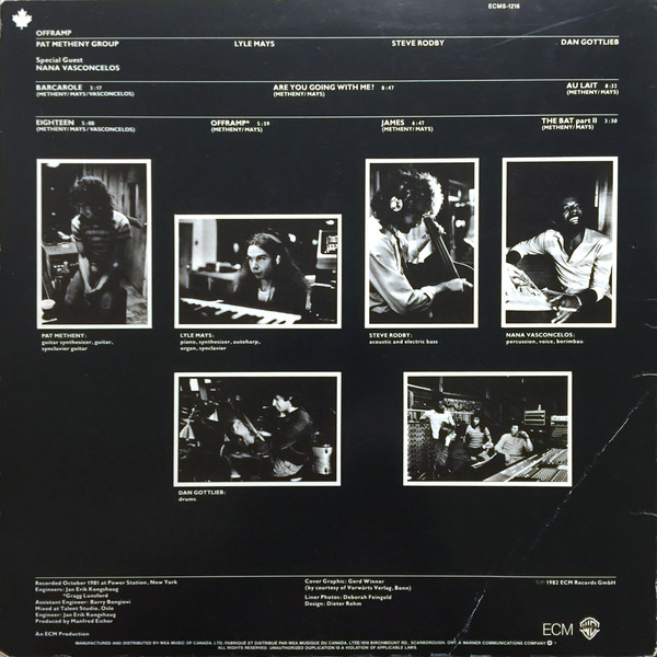 Pat Metheny Group - Offramp (LP, Album) (Near Mint (NM or M-)) - Image 2